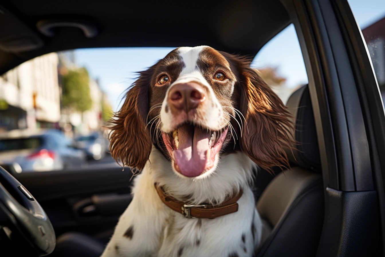 Nissan Maxima Dog Car Seat Belt for English Springer Spaniels